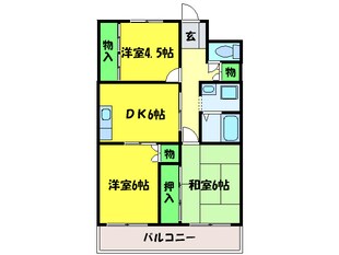 ナヴィール楠の物件間取画像